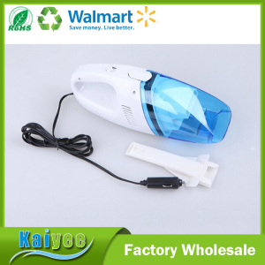 Blue and White Portable 12V Mini Handheld Car Vacuum Cleaner