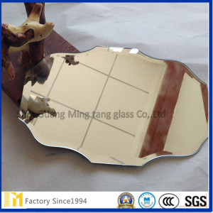 Widely Used Frameless Rectangular Beveled Silver Mirror in Custom Size
