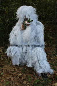 2016 Snow White Camo Ghillie Suit for Hunting War Games