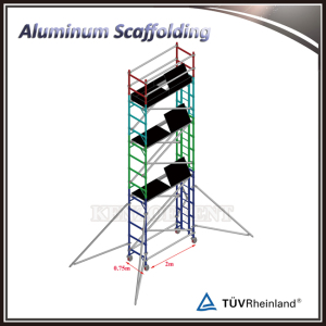 Aluminum Ladder Frame Mobile Scaffolding Tower
