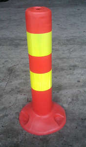 450mm 750mm Traffic Safety Flexible Reflective PU Warning Post (CC-E10)