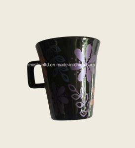Fine Porcelain Mug with Flower Decal for Promotion